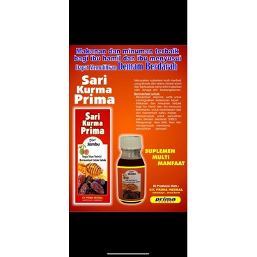 

Sari Kurma Prima PLUS Jambu Prima Herbal