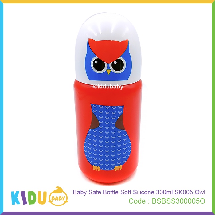 Baby Safe Botol Minum Anak Bottle Soft Silicone 300ml SK005 Kidu Baby