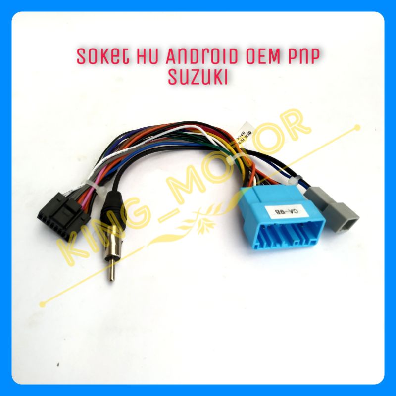 Soket Kabel HU Android OEM PnP Toyota/Nissan/Suzuki/Mitsubishi/Honda