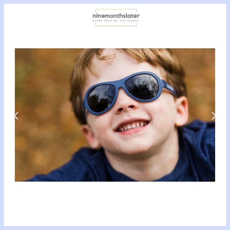 Babiators Two Tone Aviator Kacamata Hitam Anak Bayi Balita Toddler Sunnies Sunglasses Anti UV