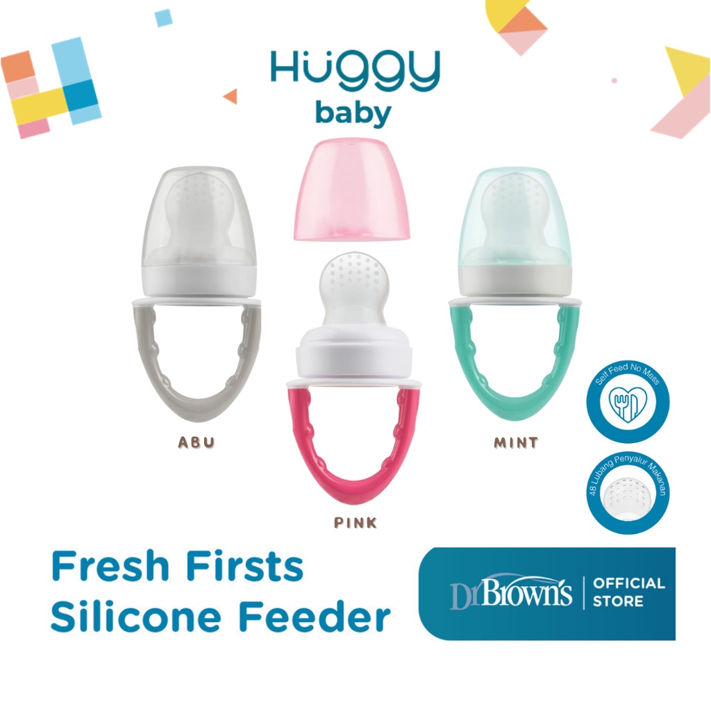 Dr Brown's Fresh Firsts Silicone Feeder | Dot Buah Empeng