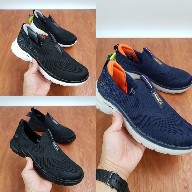 Skechers Gowalk 6 Hyper Pillars / sepatu skechers pria INCLUDE BOX / sepatu pria / slip on pria / sk