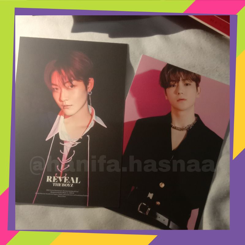 [READY STOCK]Postcard The Boyz Stealer/Reveal (Kevin,Hyunjae)