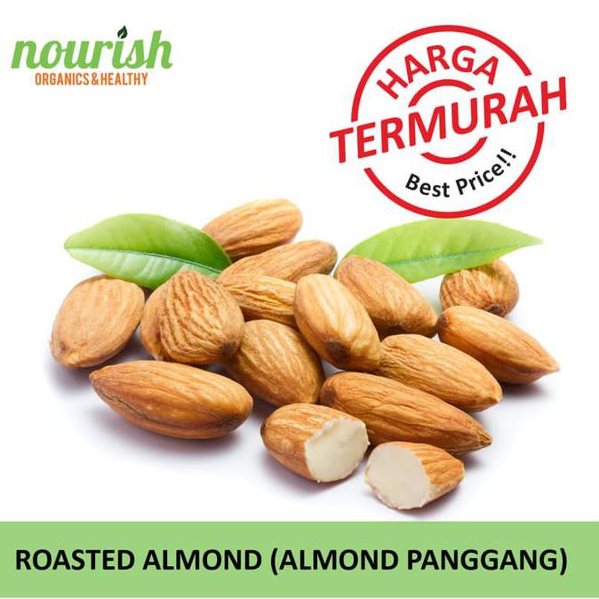 

Chasback Almond Panggang Original (Roasted Almond Plain) 500 Gr Terlaris
