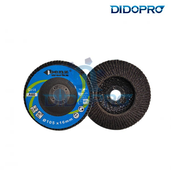 Flap Disc Benz 4” grit 60 / Mata Gerinda Amplas / Amplas Susun