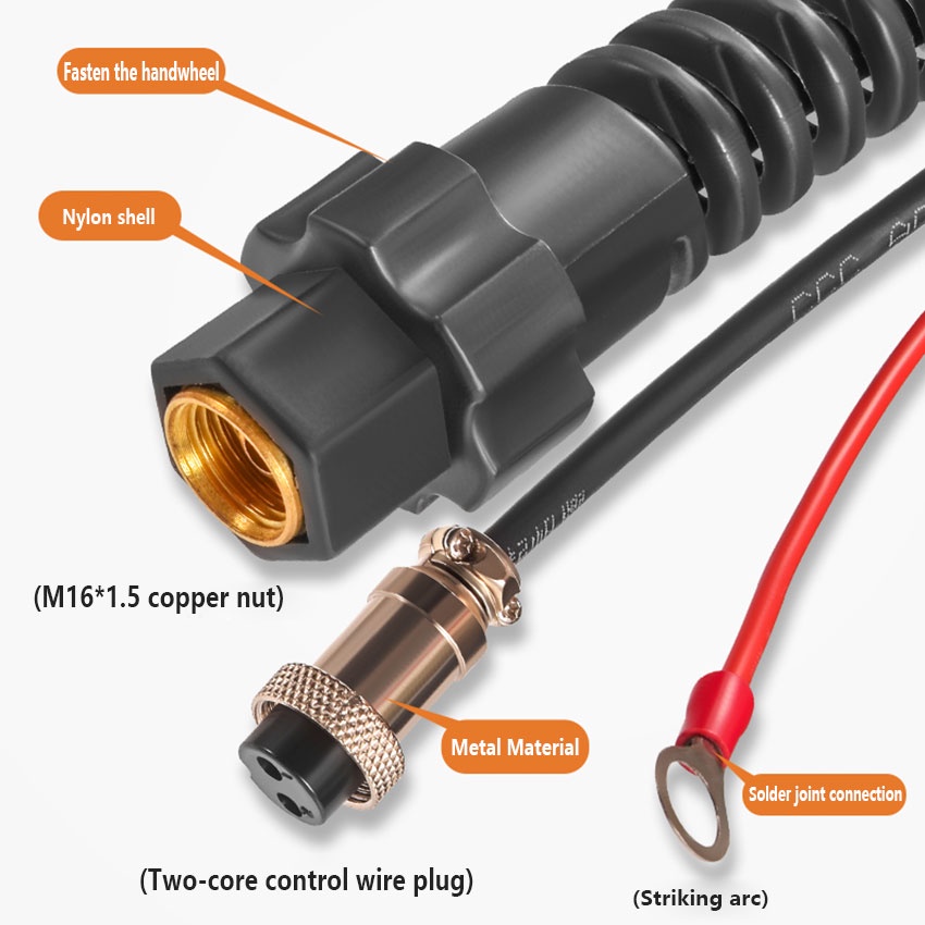 Stang Plasma Cutting P80 Torch P80 Plasma Cut Lurus Head Kepalah P-80 P 80 Stang Las Welding Torch