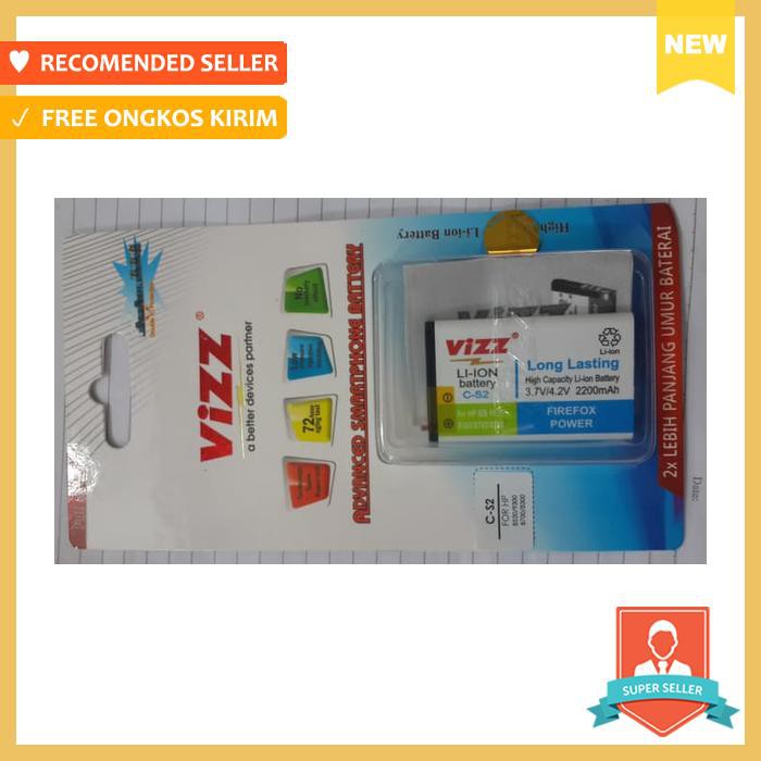 Battery Batt Baterai Double Power Vizz Blackberry Bb Gemini Cs2 8520 - Baterai Handphone