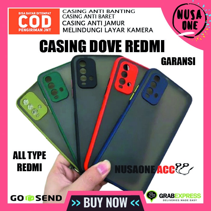 CASING HP REDMI 9T HARDCASE REDMI NOTE 9  SOFT CASE REDMI NOTE 10 PRO CASE DOVE HP REDMI NOTE 6 PRO