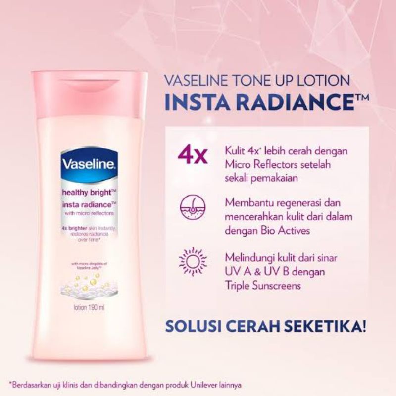 Vaseline Insta Radiance Lotion