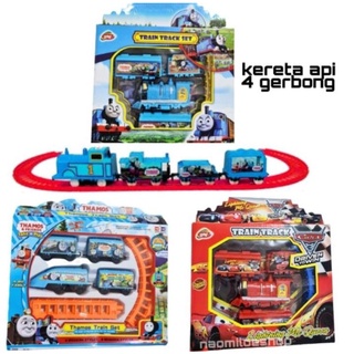 Image of Mainan kereta anak mainan train mainan Kereta Api anak track rail