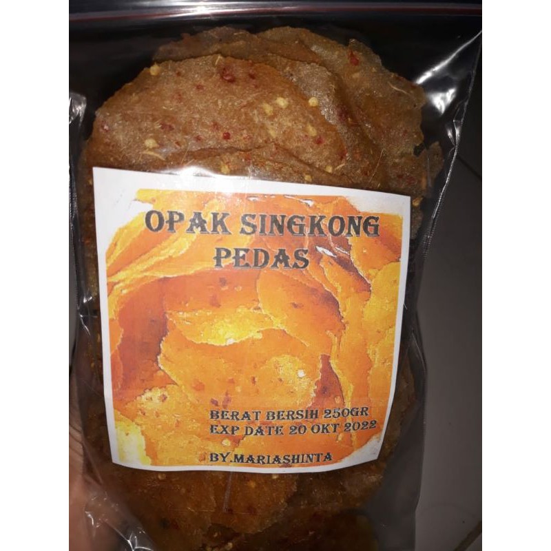 

250g Opak Singkong Pedas 250 g Kerupuk