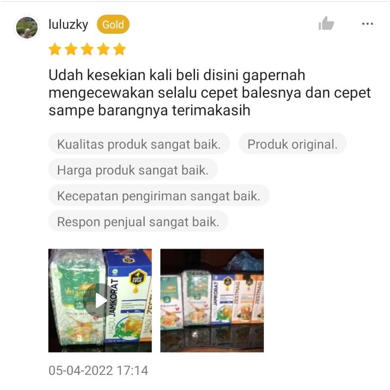 Madu VITAGERD Herbal Obat GERD dan Asam Lambung Original Asli Ori dengan Gejala Susah Tidur Sakit Kepala Kleyengan Tenggorokan