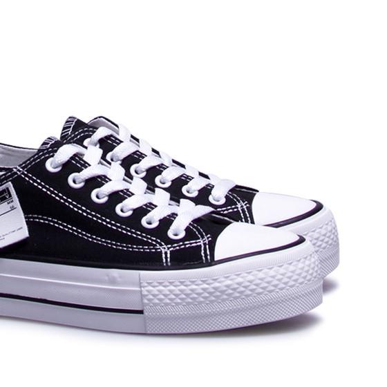 ✮ LURAD Sepatu Kanvas Wanita Sepatu Wanita Tali Lucu Kanvas Shoes Import Cewek Model Terbaru QN327 ✷