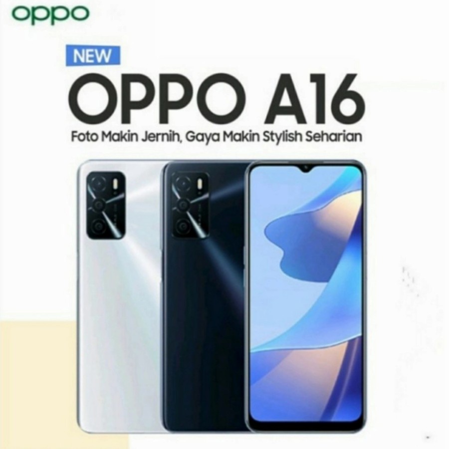 HP OPPO A16 3/32 GB GARANSI RESMI OPPO INDONESIA BARU
