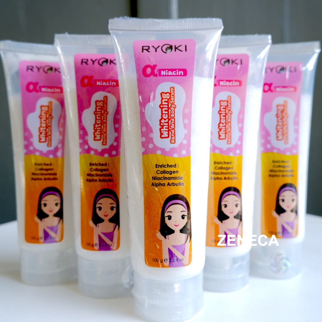 Ryoki Whitening Hand And Body Serum Original BPOM Murah