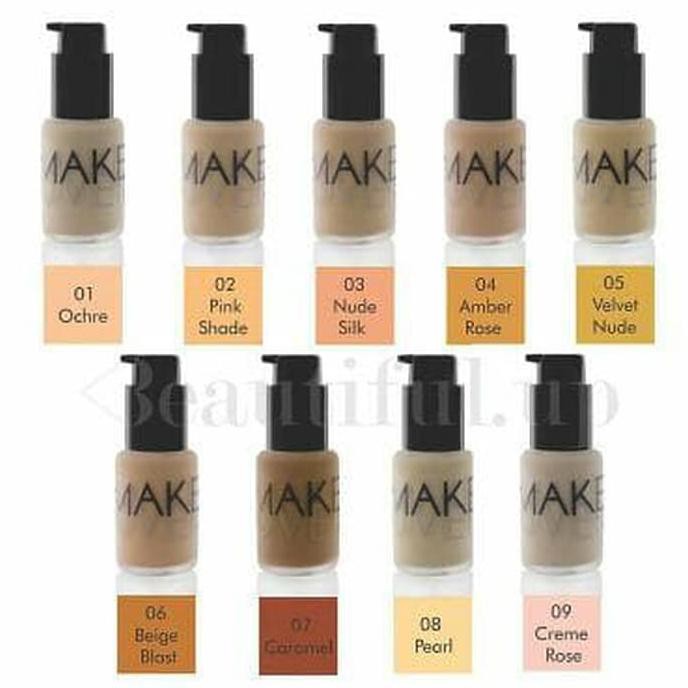 Terbaru Make Over Ultra Cover Liquid Matt Foundation Makeover Ochre Murah Shopee Indonesia