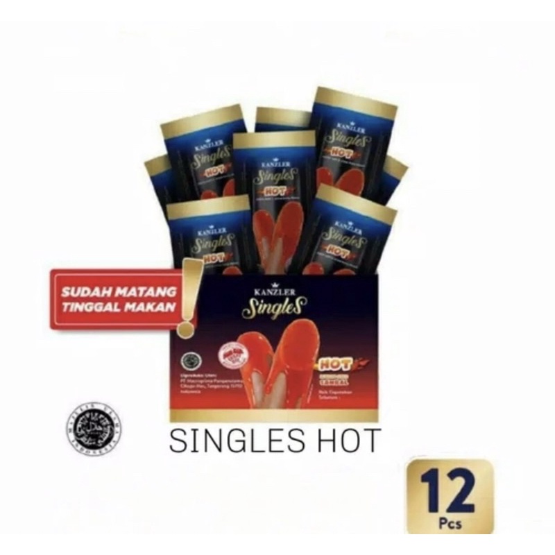 

Sosis Kanzler Singles Hot Original Keju