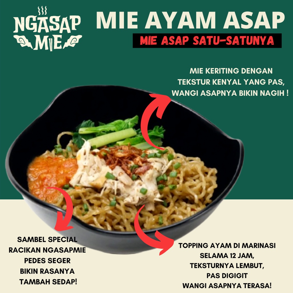 

MIE AYAM ASAP ENAK - FROZEN - 100% HALAL (MIE AYAM ENAK)