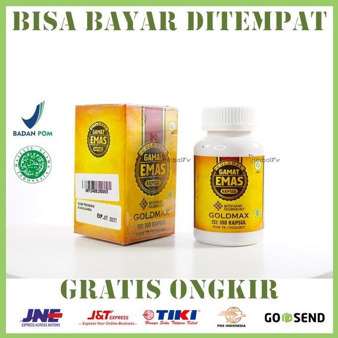 Bisa Cod Obat Herbal Gondok Gamat Emas Kapsul 100% Asli