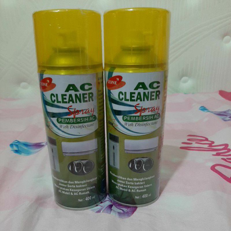 AC Cleaner Spray Pembersih AC Mobil Rumah 400 ml ASLI 100% (KHUSUS JAWA &amp; BALI)