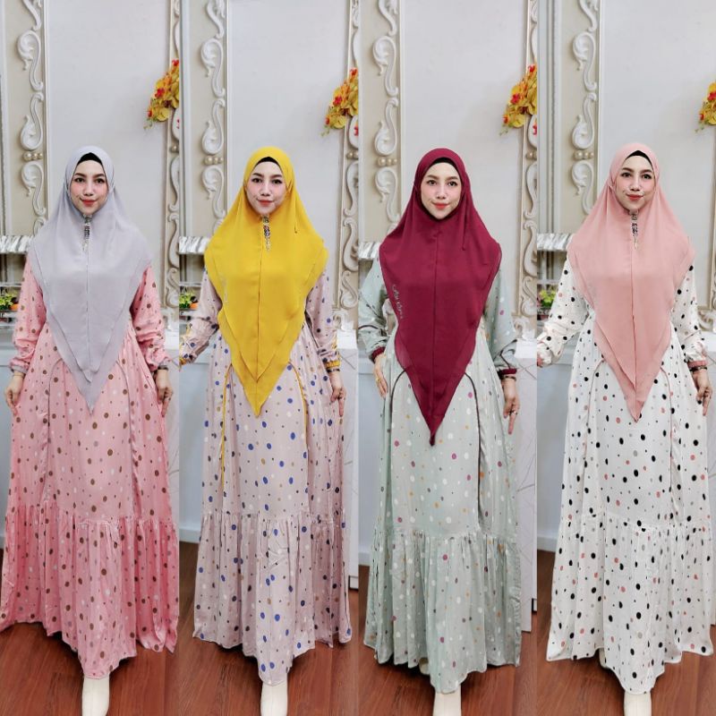 ANI HOMEY DRESS MOTIF POLCA