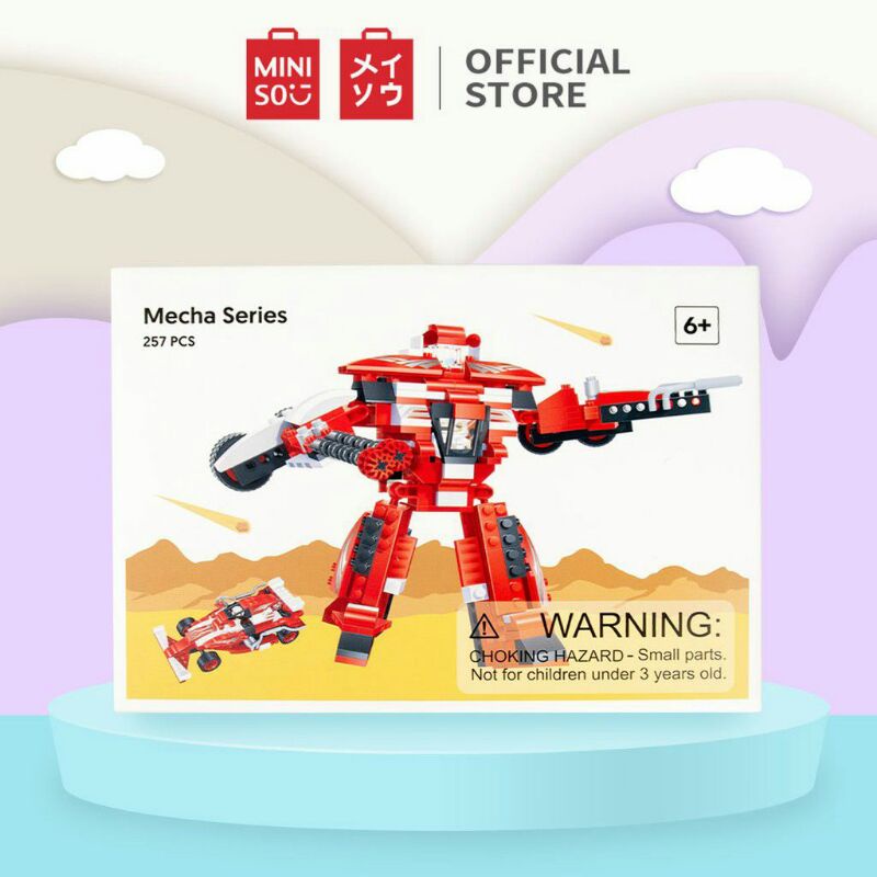 [Miniso] Bricks Blocks Mainan Lego 2 in 1 Mecha Series