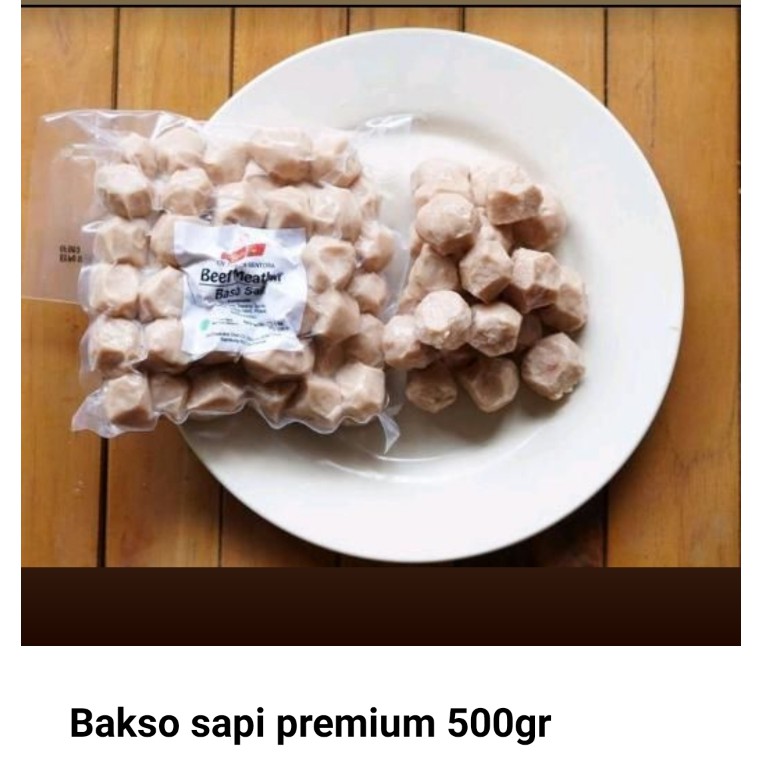 

Bakso sapi premium 500gr