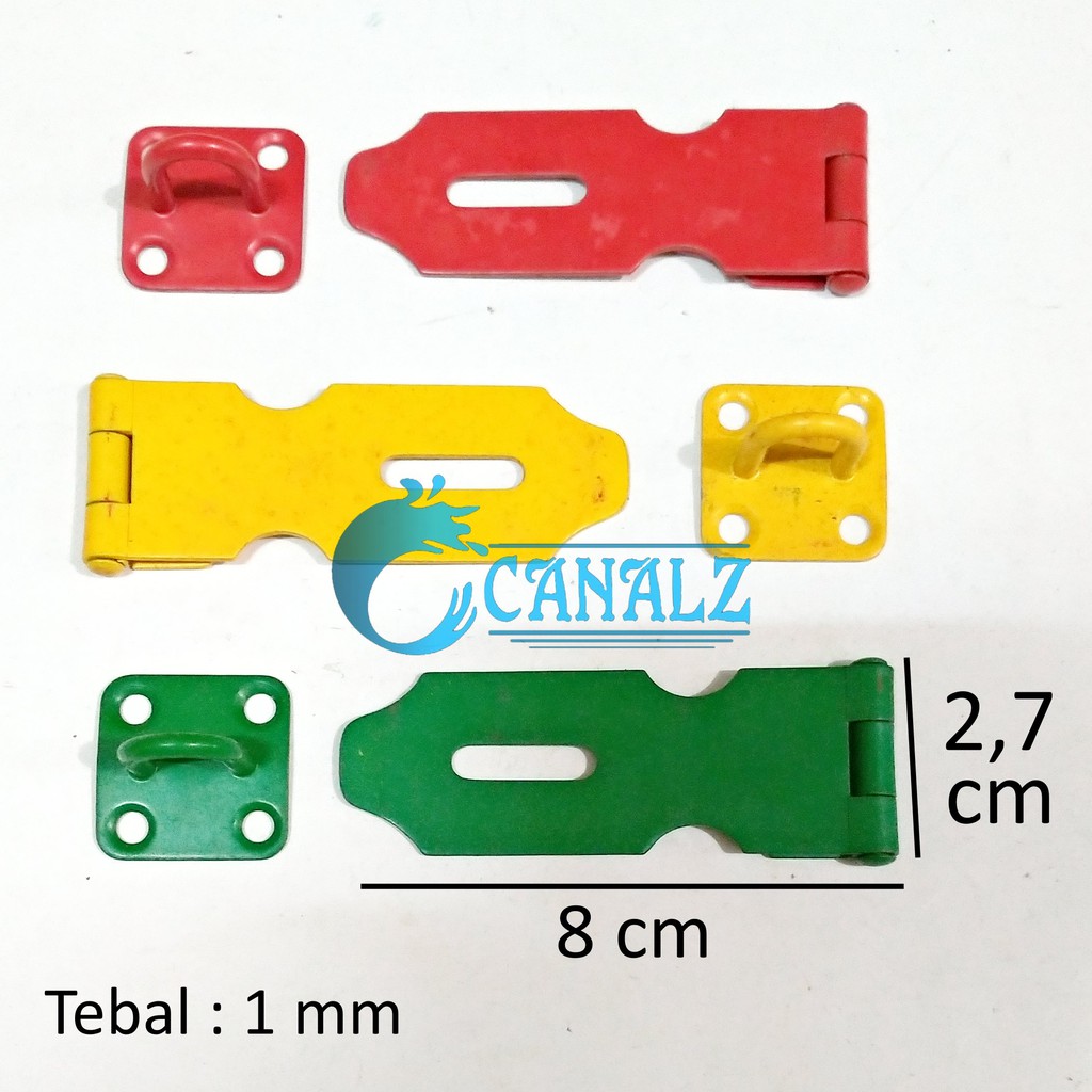Overfal Kecil - Overpal Grendel Slot - Cantolan Gembok Kunci Cantelan