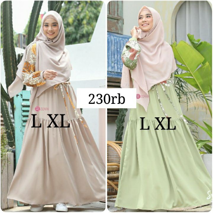 ZIZARA GAMIS SYARI SYABILA DRESS