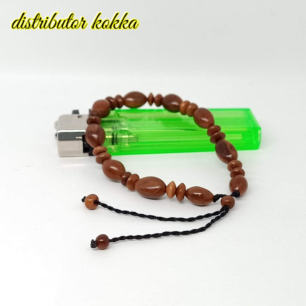 ( SUPER MURAH ) Gelang Kokka kaukah oval halat kima 2 coklat
