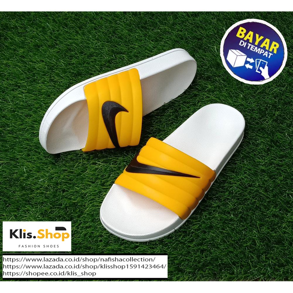 klis_shop sandal pria dan wanita sandal niike terbaru / sandal ternyaman/ sandal nyantai