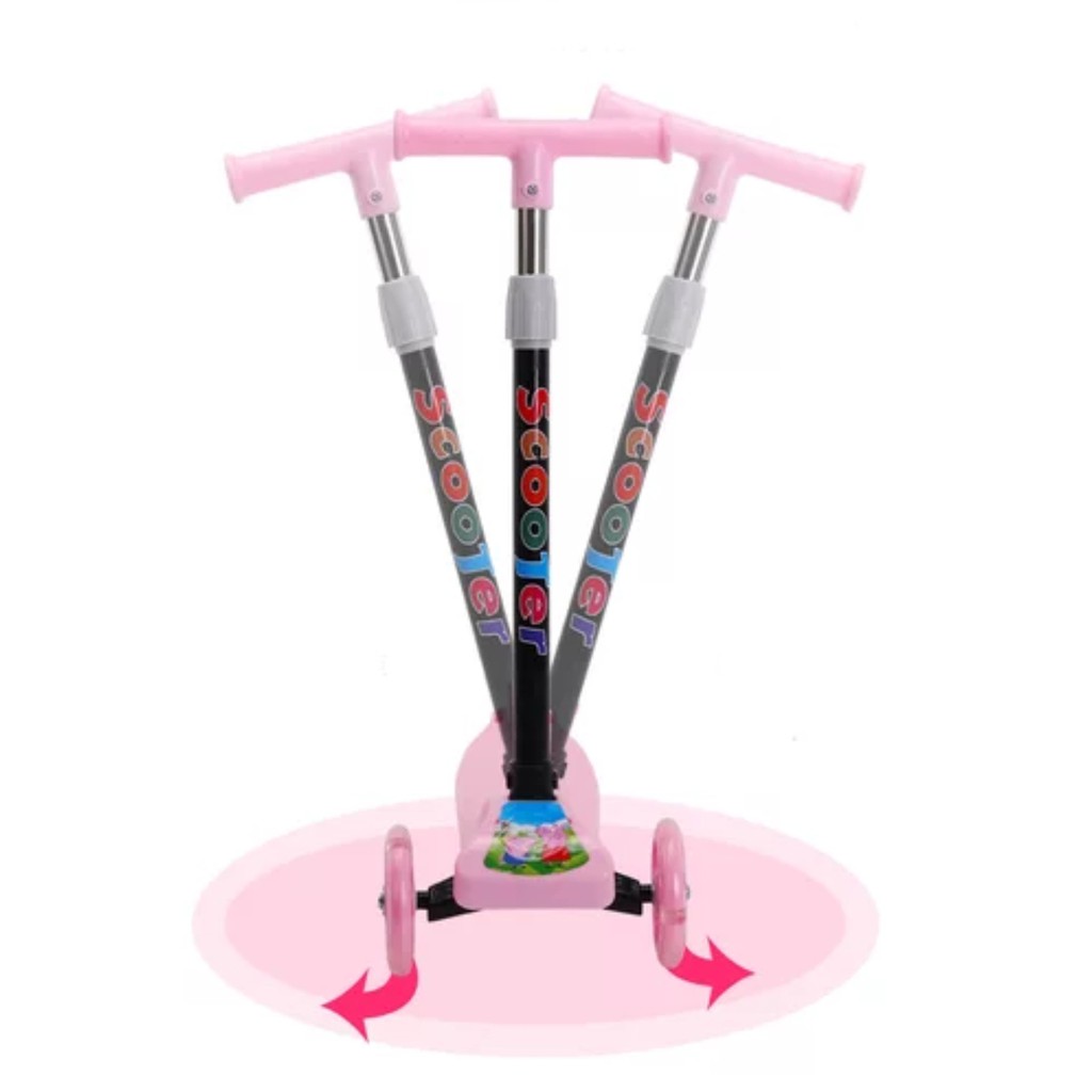 KICKBOARD SCOOTER MB 183 - SKUTER ANAK - RODA 3 - OTOPED ANAK - RODA ADA LAMPU LED-MICC.-5