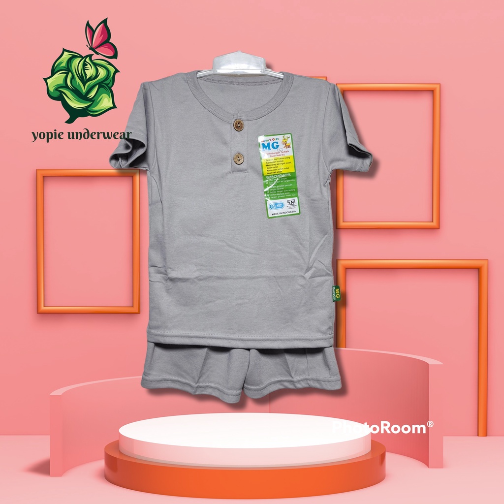 stelan anak-anak pendek moms gift polos