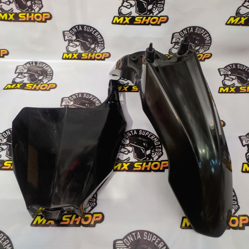 Papan nomor CRF 250 set Spakbor depan CRF 110/65 supermoto