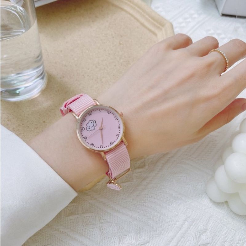 JAM TANGAN ANAK / JAM TANGAN WANITA / JAM TANGAN MURAH / JAM TANGAN PINK / JAM KANVAS