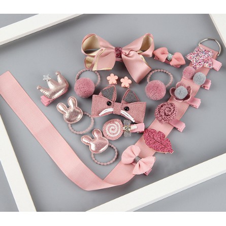 SAO - F521 Ikat Rambut 18 in 1 Fashion Wanita / Accesories Rambut Import / Jepit Rambut / Souvenir Aksesoris Rambut-6