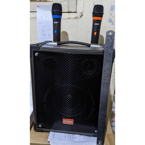 Speaker Portable GMC 899Q Bluetooth Karaoke FREE 2 Mic Wireless High Power 175watt  X SUPER BASS FULL Terbaru