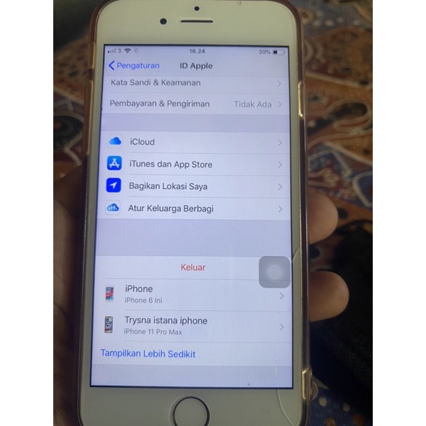 gejed baru diriset kok nyakut icloud yg pegang lama