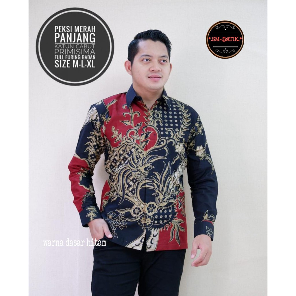 PEKSI MERAH SM BATIKSOLOAMANAH KEMEJA BAJU BATIK PRIA SOLO LENGAN PANJANG PENDEK LAPIS FURING ATASAN BATIK PREMIUM MODERN KATUN HALUS CAKRAWALA PEKSI BAMBU GUNARDO 2 NIRWANA 2 TRUNTUM PEKSI UNGU SAMUDRA WARNA WISAKA SOGAN WICAKSONO ABSTRAK  BYANTARA BIMA