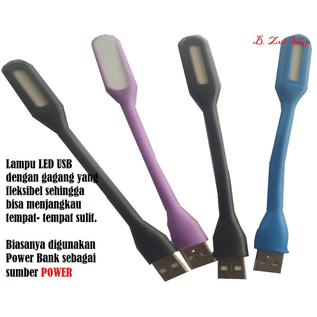 Lampu LED USB Bentuk Sikat Gigi (Fleksibel Bisa Ditekuk) Untuk Bantuan Penerangan Tempat Sempit