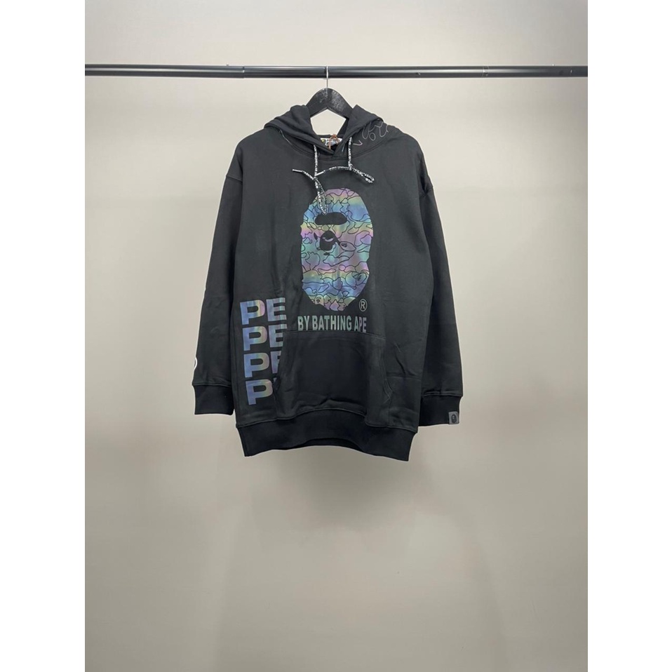 hoodie bape mirror / hoodie bape import / hoodie a bathing ape reflective / hoodie bape reflective /