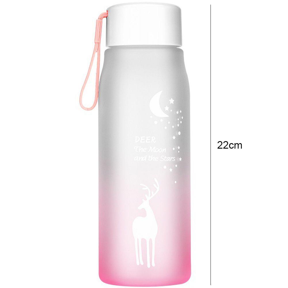 SOLIGHTER 560ml Plastic Water Bottle Portable Travel Drop-proof Fitness Outdoor Sports