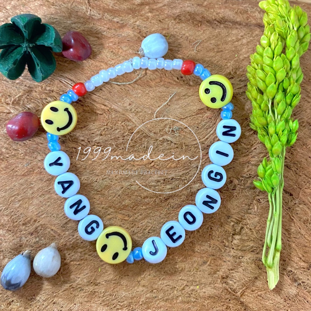 CUSTOM GELANG/GELANG MANIK MANIK/BRECELET BEADS/GELANG AESTHETIC/GELANG BEADS KPOP