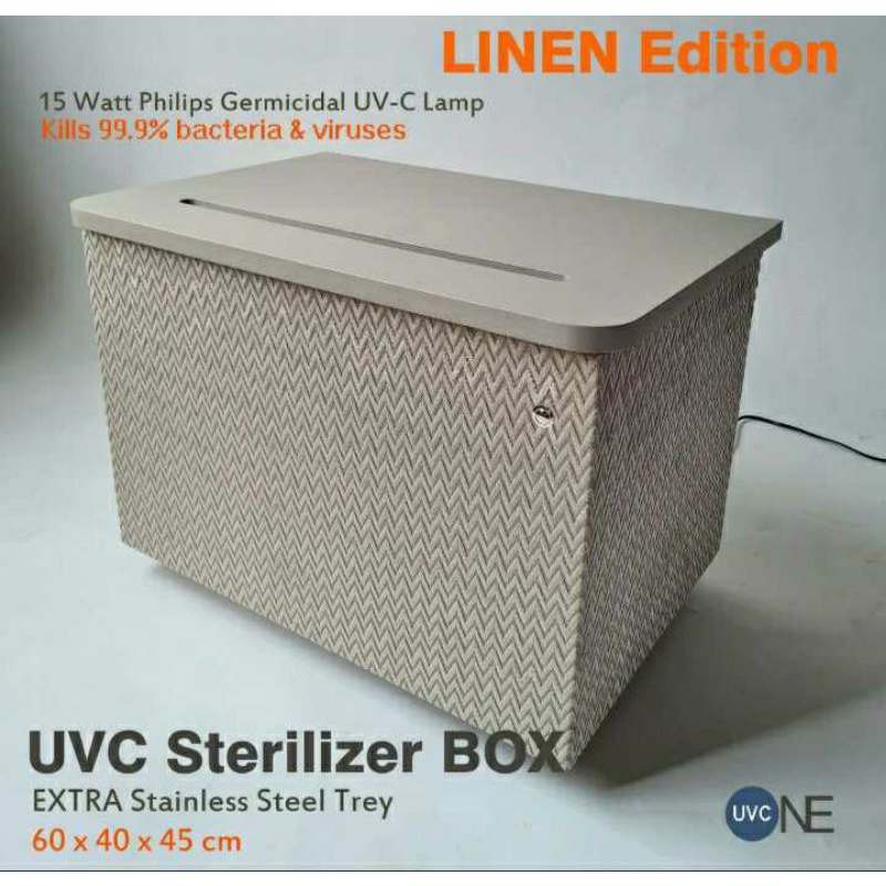 UV-C Sterilizer Box Linen Edition (Khusus Luar Kota Jakarta)