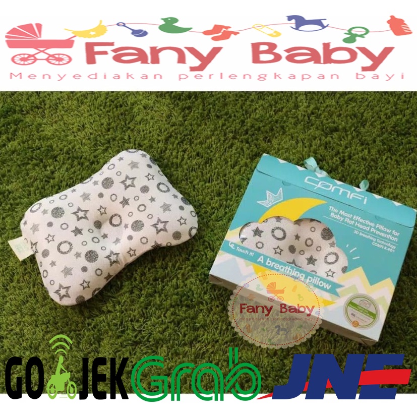 Comfi Newborn Breathing Pillow / Bantal Peyang Bayi