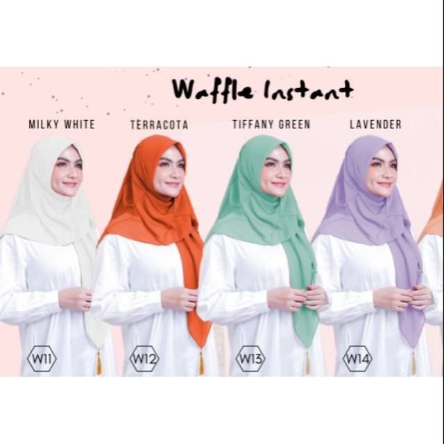 Hijab fairuz Silky Waffel