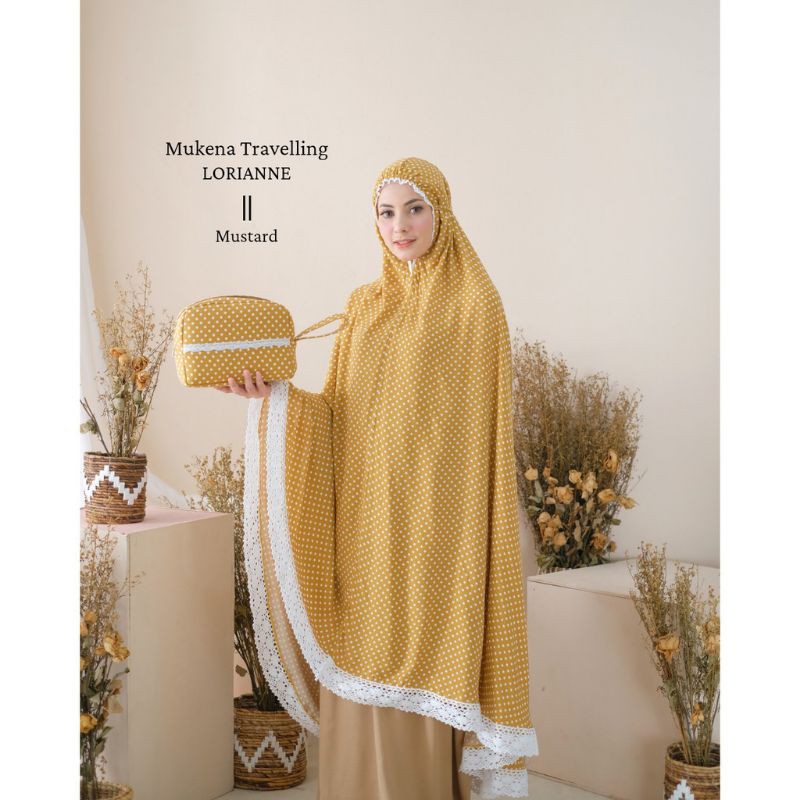 MUKENA TRAVELLING DEWASA MOTIF LORIANNE