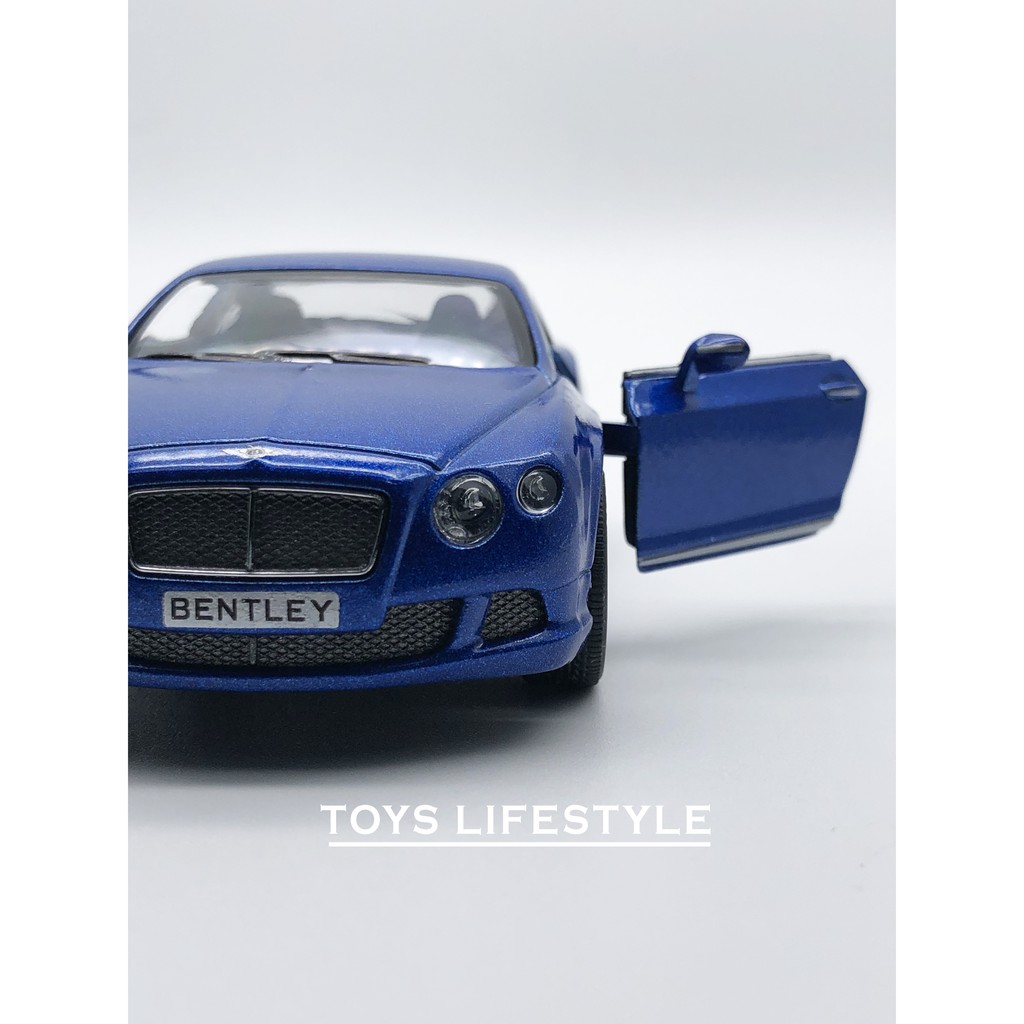 Kinsmart Diecast - 2012 Bentley Continental GT Speed (Biru)