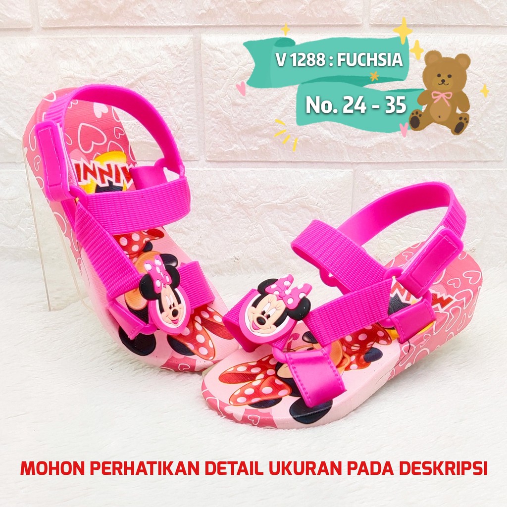 Sandal Jelly Anak Perempuan V 1288 Sendal import karakter anak cewek SDLSA