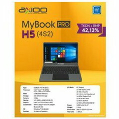Axioo MYBOOK Pro H5 4S2 Laptop 14" Intel i5 8GB 512GB SSD Hitam